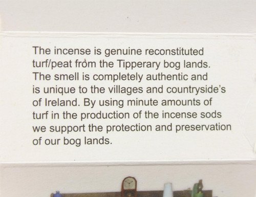 Irish turf peat incense - irish, turf/peat