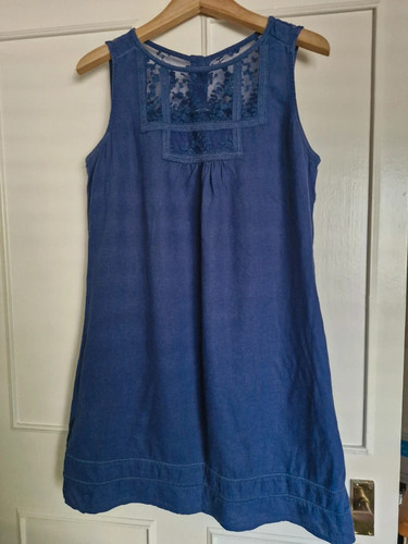 Next linen blue ladies - , dress