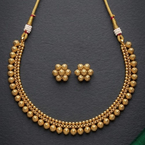 South indian 22k gold plated - gold,