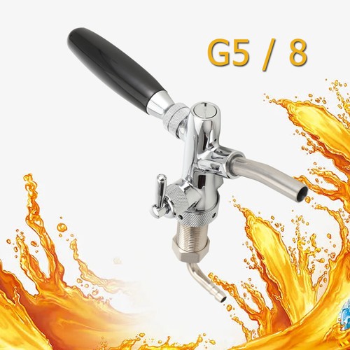 Adjustable draft beer faucet - adjustable,