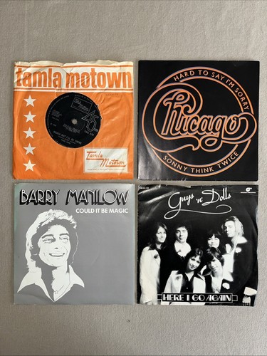 Vintage vinyl records - x4, 7”