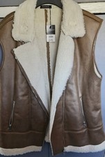 Peacocks S22 Faux Suede & Wool Gilet 