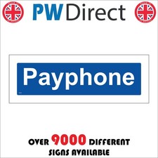 SIGN Payphone Door Wall Plaque