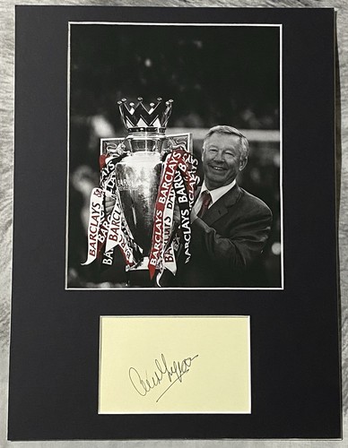Hand signed sir alex ferguson - hand,