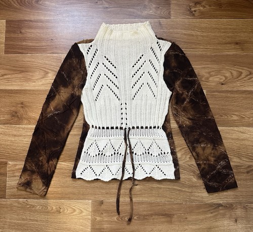 Vintage distressed crochet - vintage,