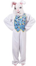 Adult’s Easter Bunny Fancy Dress Costume Mascot Stag Night Hen Night Halloween 