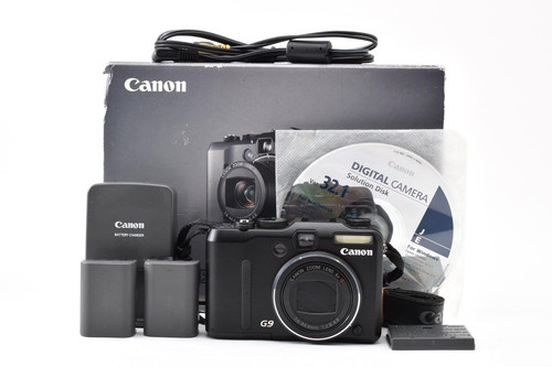 Canon powershot black - g9, 12.1