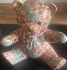 Ceramic Bear Figurine Floral