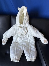Baby Snowsuit 6-9 months ivory