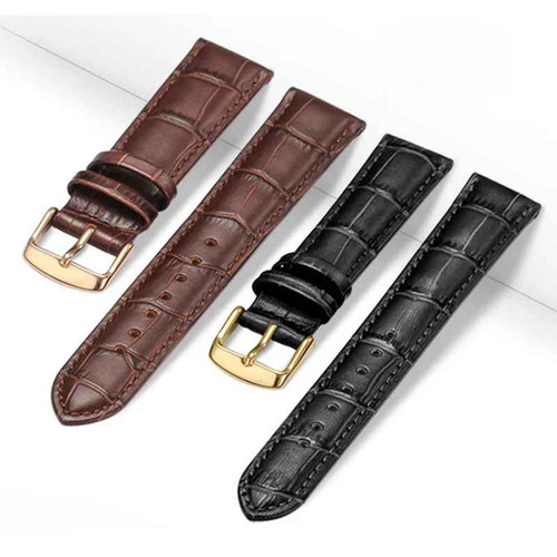 Leather watch strap - leather,