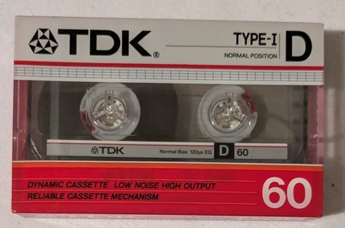 Tdk blank audio cassette - tdk, d