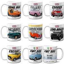 Personalised Car Mug Classic Cup Motor Garage Mechanic Birthday Christmas Gift