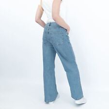 Womens M&S Wide Leg Jean Classic High Waisted Soft Denim Stretch RRP £35