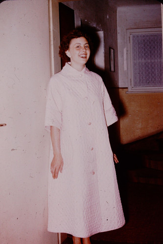 1950s adorable woman red - 1950s,