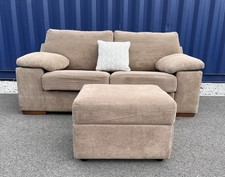 Sofa 2 Seater Taupe Furniture Village And Footstool Local ?