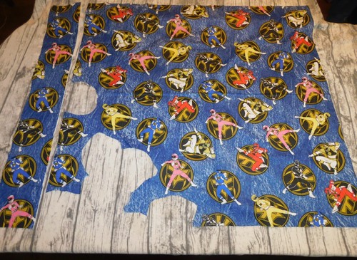 Vtg fabric scrap - scrap, power