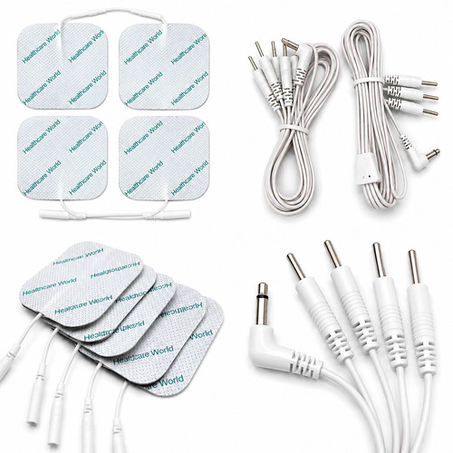Square tens machine pads - 8,