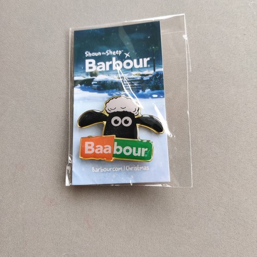 Barbour enamel lapel - pin, ✔