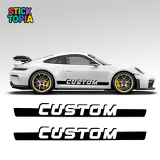 Porsche Side Stripe Decals