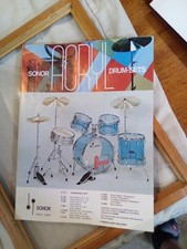 Sonor Acryl Drum-sets  Super Rare Catalog 1975