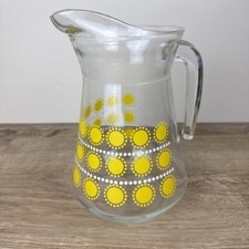 Vintage Glass Juice Jug