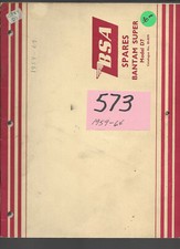 BSA 1995-64   Bantam  Super D7,   Parts Catalogue   #573