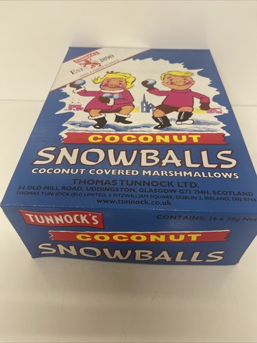 Tunnock coconut snowballs - coconut, 36