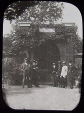 Glass Magic Lantern Slide MEN