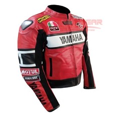 YAMAHA MOTORCYCLE RIDING RED