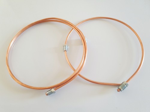 Front pair brake - pipes, for