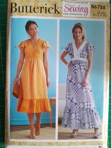 Butterick b6728 sewing pattern - b6728,