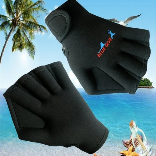 Swimming webbed gloves - swimming,