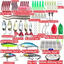 163PCS Fishing Lures Kit for