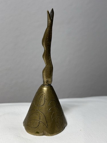 Vintage brass handbell - vintage,