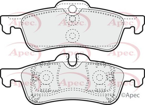 Apec rear brake - brake, pad