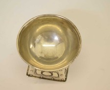 Murrle Bennett London 1903 Arts and Crafts Sterling Silver Salt - Art Nouveau