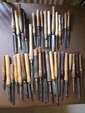 Woodturning Chisels X36 Job Lot Bowl Gouges Spindle Gouges Skew Chisels Scrapers