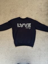 Mickey Mouse Love Always Navy Jumper XS