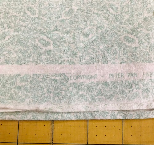 Vintage green print peter pan - vintage,
