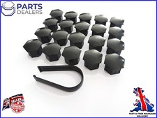 PEUGEOT CITROEN DS WHEEL NUT BOLT COVERS SET C2 C3 DS3 C4 DS4 17mm x20 GENUINE