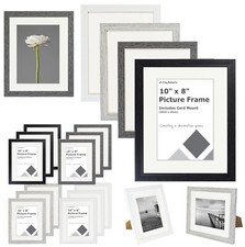 8x10 Photo Frame with Card Mount 10x8 Picture Frame Photo Frames 8" x 10" Frames