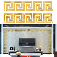 10PCS 3D Acrylic DIY Mirror