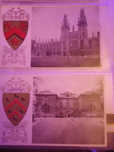 Vintage post cards university - post,