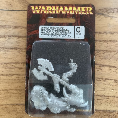 Warhammer minotaur with - warhammer, great