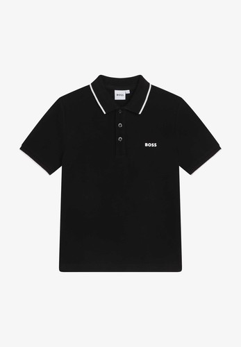 Hugo boss cotton black polo - hugo,