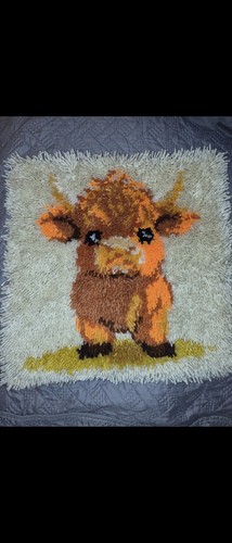 Highland cow homemade cushion - highland,