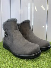 Ladies Cotton Traders Ankle Boots Size 7, Faux Fur Lined, Slight Wedge, Lovely