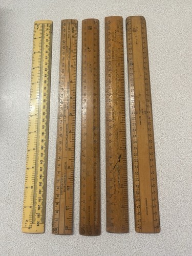 Vintage rulers - 5,