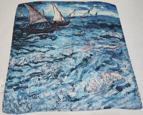 Luxury square silk scarf van - silk, scarf,van