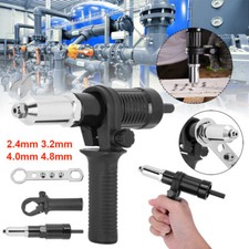 Electric Rivet Nut Gun Cordless Drill Pop Adapter Riveting Riveter Insert Tool